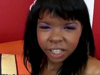 Lucu Hitam Gadis Blowjob