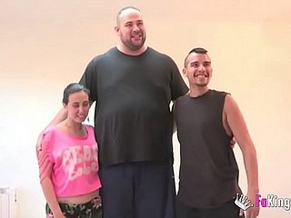 A teen, a GIANT and a big dick! People's porn at FAKings!