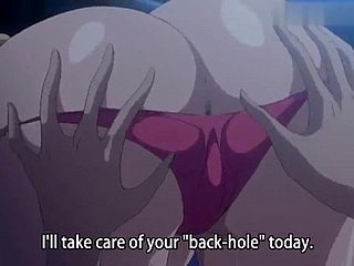 This Titillating Anime Unshaded Gives Her Throng To This Unshaded